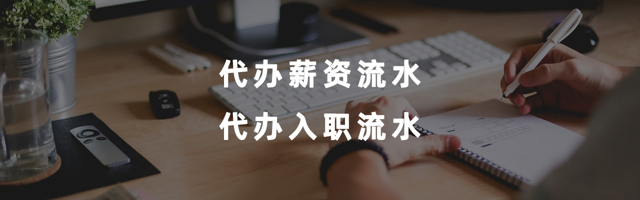 代办薪资流水